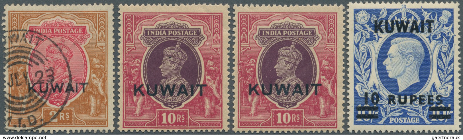 23391 Kuwait: 1923/1991 (ca.), Accumulation In Album And On Stockbook Pages With Many Complete Sets Incl. - Koweït