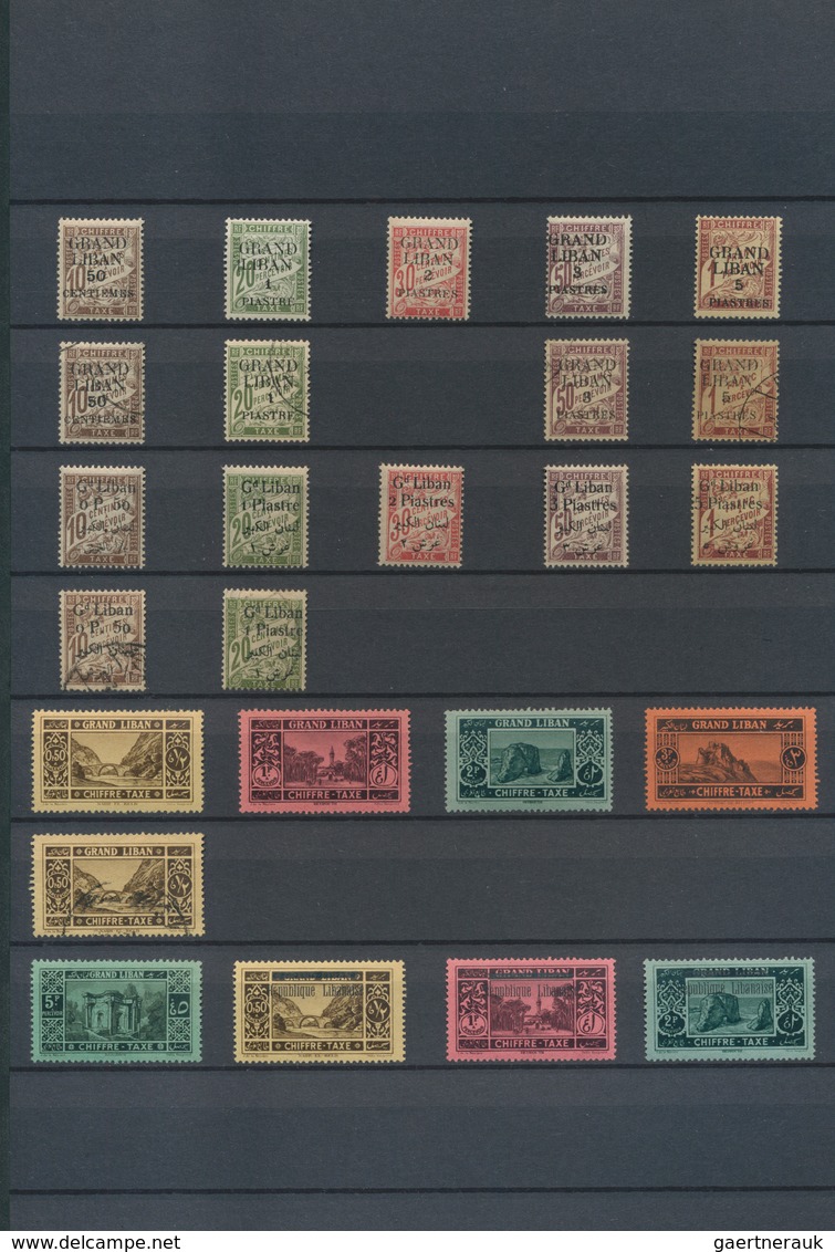 23412 Libanon: 1924/1994, Mint And Used Accumulation/collection In A Stockbook, Comprising A Nice Selectio - Liban