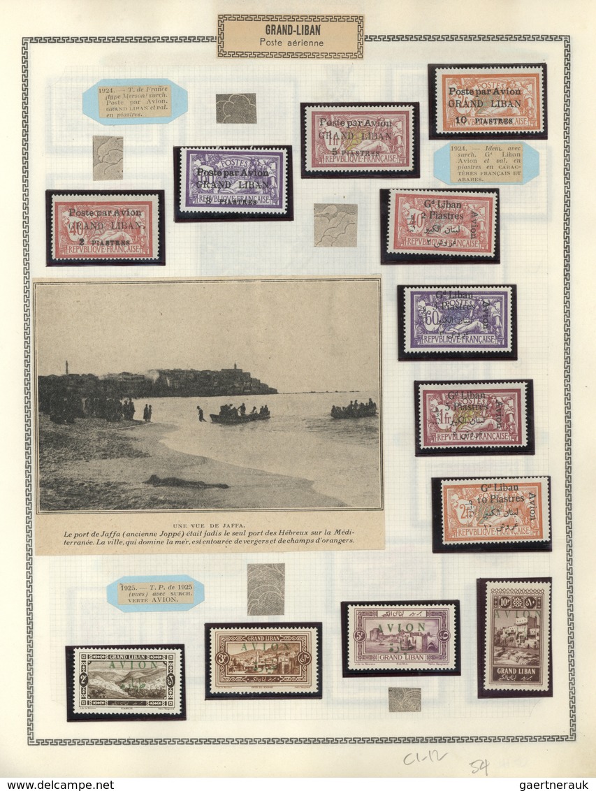 23427 Libanon: 1924/1937, Mainly Mint Collection On Album Pages, Well Collected Throughout, Incl. Both Set - Liban