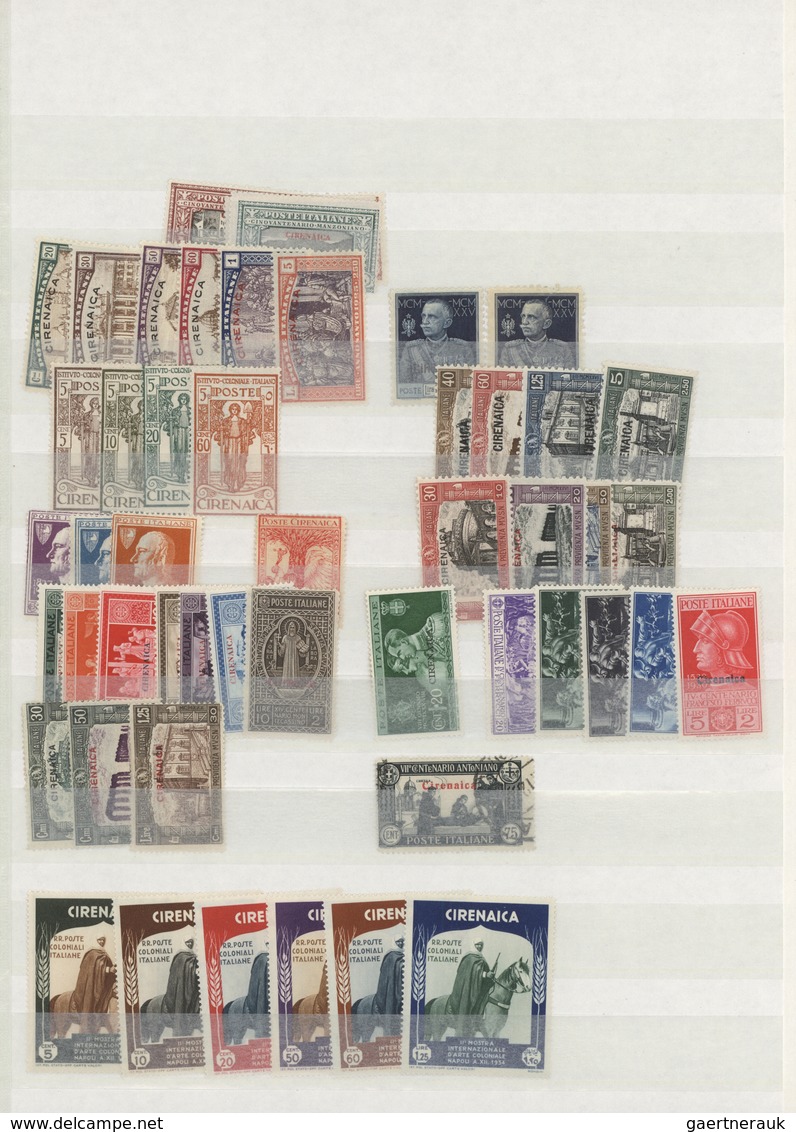 23490 Libyen: 1910/1990 (ca.), Libya-All Areas, Mint And Used Accumulation In Several Albums, Comprising I - Libye