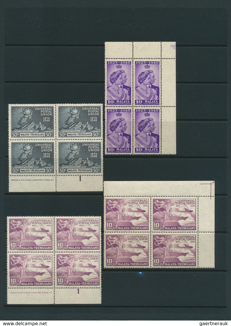 23535 Malaiische Staaten: 1900/1980 (ca.), Mainly Before 1950, Sophisticated Balance On Stocksheets/album - Federated Malay States