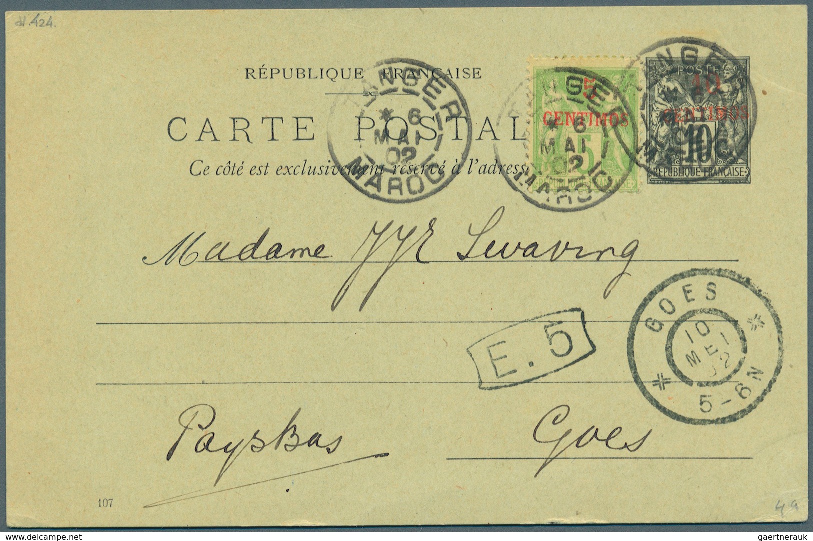 23585 Marokko: 1796 - 1987 nice collection of 112 covers, Postal stationery's and PPC's with good franking