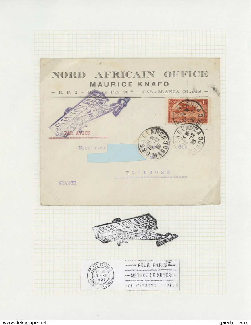 23593 Marokko: 1895/1950 (ca.), POSTAL HISTORY/CULTURE OF MOROCCO, a magnificient collection of apprx. 1.4