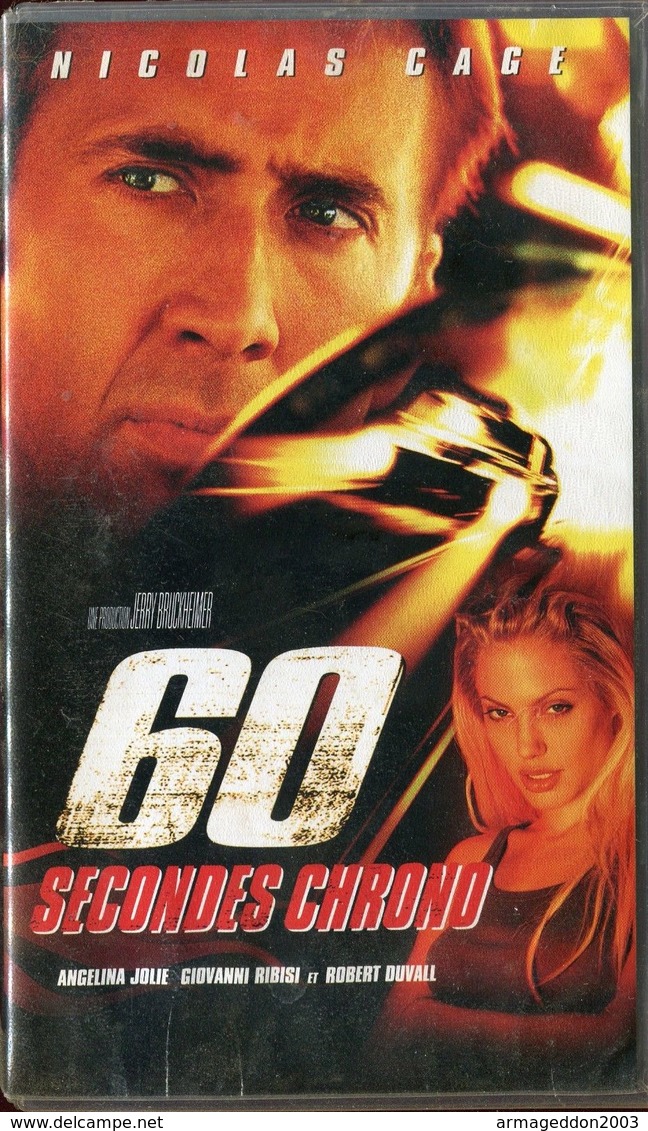 K7 VHS CASSETTE VIDEO - 60 SECONDES CHRONO - Action & Abenteuer