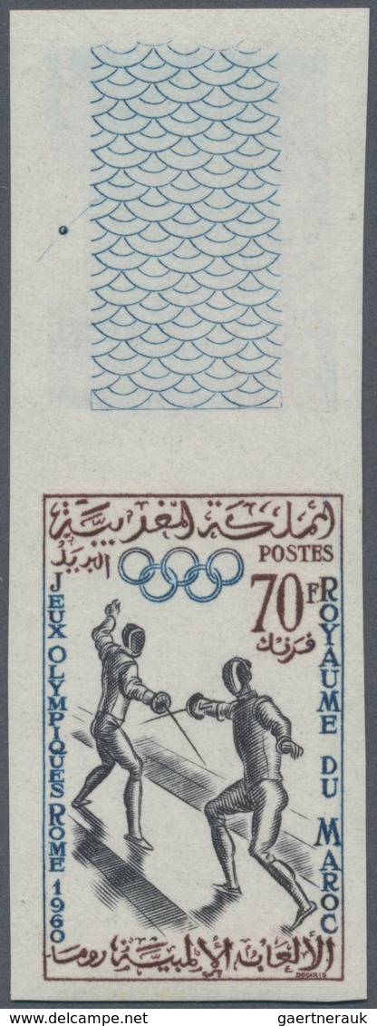 23613 Marokko: 1955/1965, U/m Accumulation Of Apprx. 228 IMPERFORATE Stamps Incl. A Few Colour Proofs, The - Maroc (1956-...)