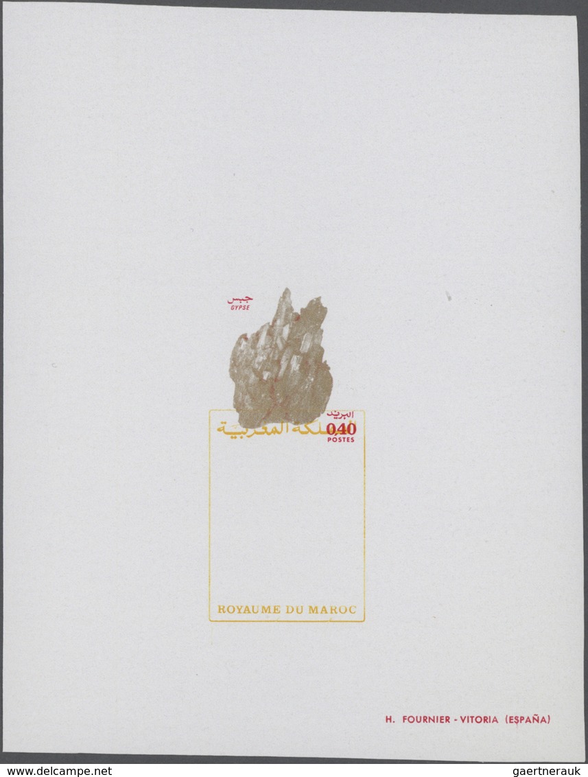 23623 Marokko: 1973-1992: Large assortment from the printers archives of artworks/drawings + overlays (uni