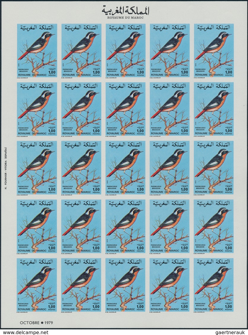 23631 Marokko: 1975-90, Album With Imperf Blocks, Sheets And Souvenir Sheets, Olympics And Sports, Animals - Maroc (1956-...)
