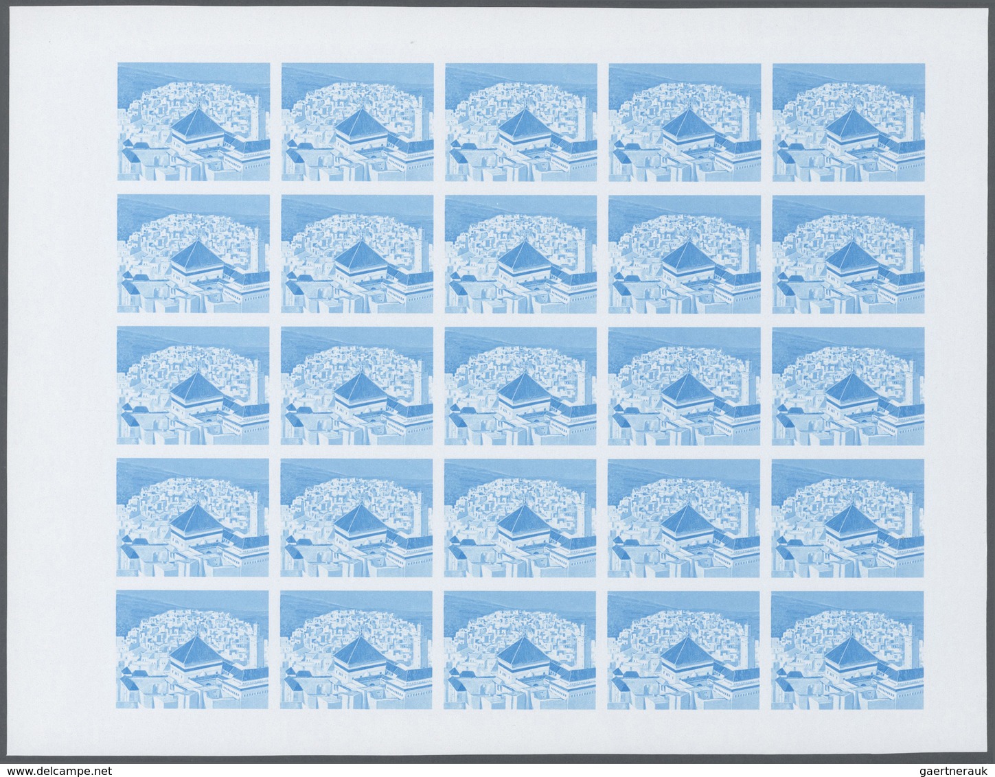 23637 Marokko: 1978, Progressive Proofs Set Of Sheets For The Issue MOULAY IDRISS THE GREAT, FESTIVAL, FEZ - Maroc (1956-...)