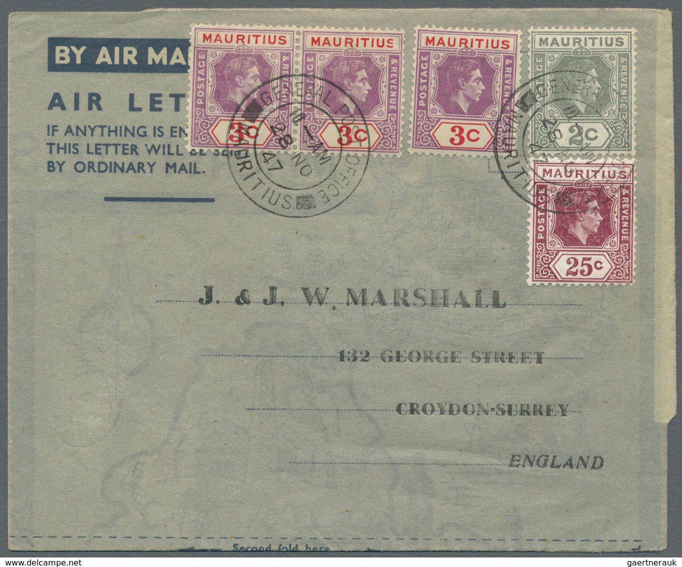 23651 Mauritius: 1947/1999 (ca.), AEROGRAMMES: Accumulation With About 900 Unused And Used/CTO Airletters - Maurice (...-1967)