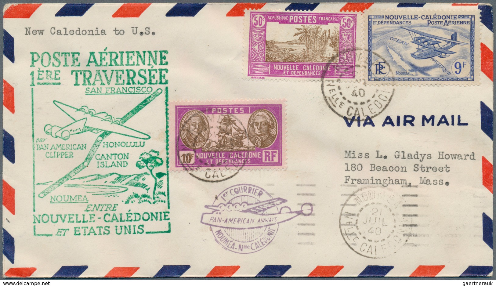 23705 Neukaledonien: 1900/1990 (ca.), Collection Of Apprx. 130 Covers/cards/ppc With Plenty Of Interesting - Autres & Non Classés