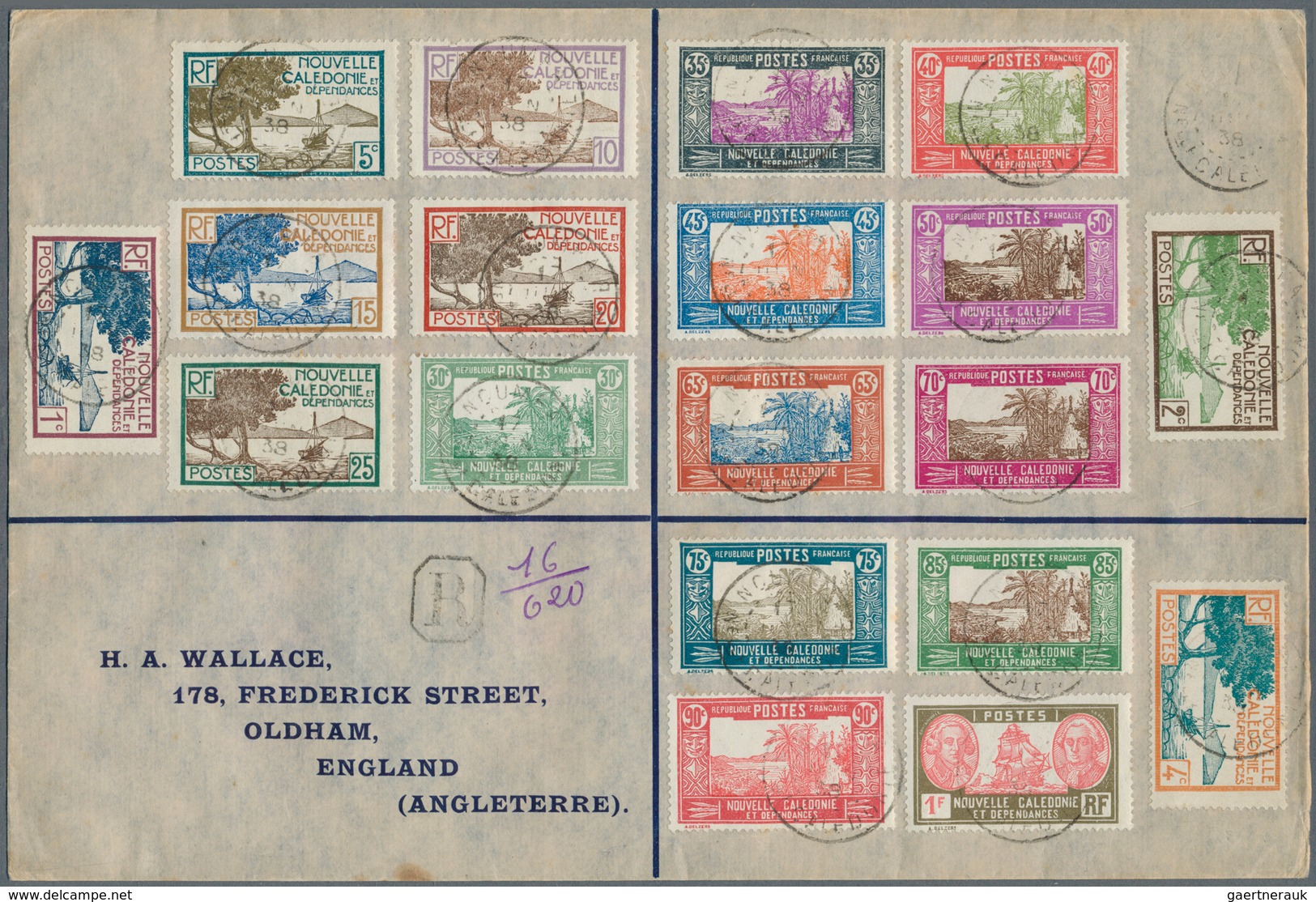 23705 Neukaledonien: 1900/1990 (ca.), collection of apprx. 130 covers/cards/ppc with plenty of interesting