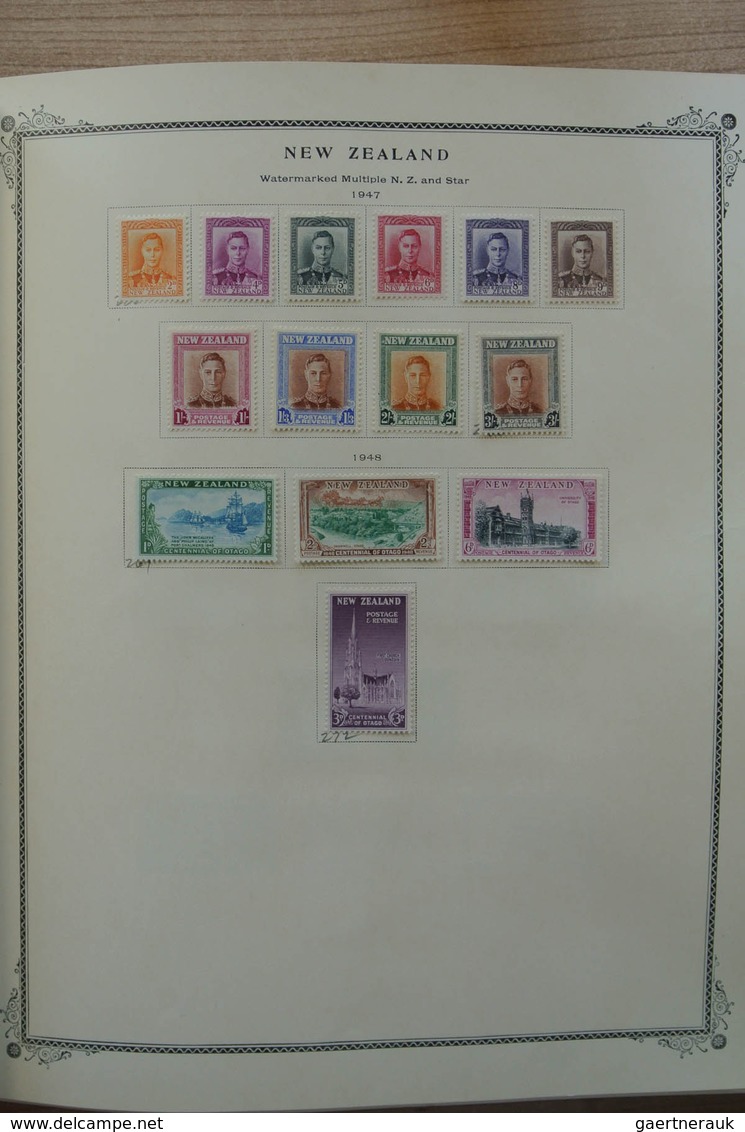 23713 Neuseeland: 1874-2002. Well Filled, Mostly MNH And Mint Hinged Collection New Zealand 1874-2002 In 2 - Neufs