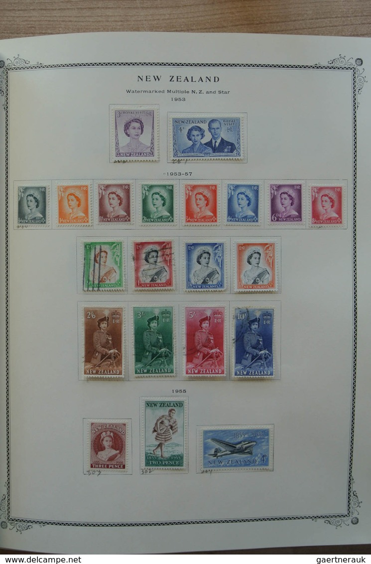 23713 Neuseeland: 1874-2002. Well filled, mostly MNH and mint hinged collection New Zealand 1874-2002 in 2