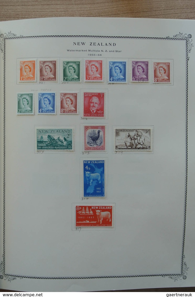 23713 Neuseeland: 1874-2002. Well filled, mostly MNH and mint hinged collection New Zealand 1874-2002 in 2