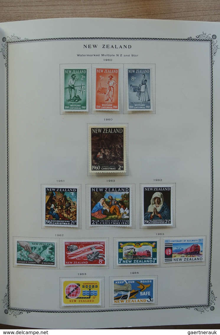 23713 Neuseeland: 1874-2002. Well filled, mostly MNH and mint hinged collection New Zealand 1874-2002 in 2