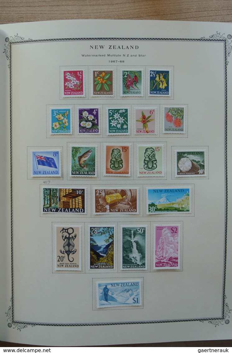 23713 Neuseeland: 1874-2002. Well filled, mostly MNH and mint hinged collection New Zealand 1874-2002 in 2