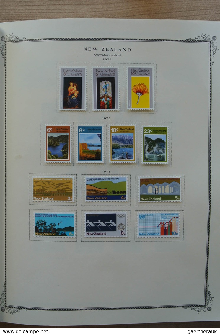 23713 Neuseeland: 1874-2002. Well filled, mostly MNH and mint hinged collection New Zealand 1874-2002 in 2