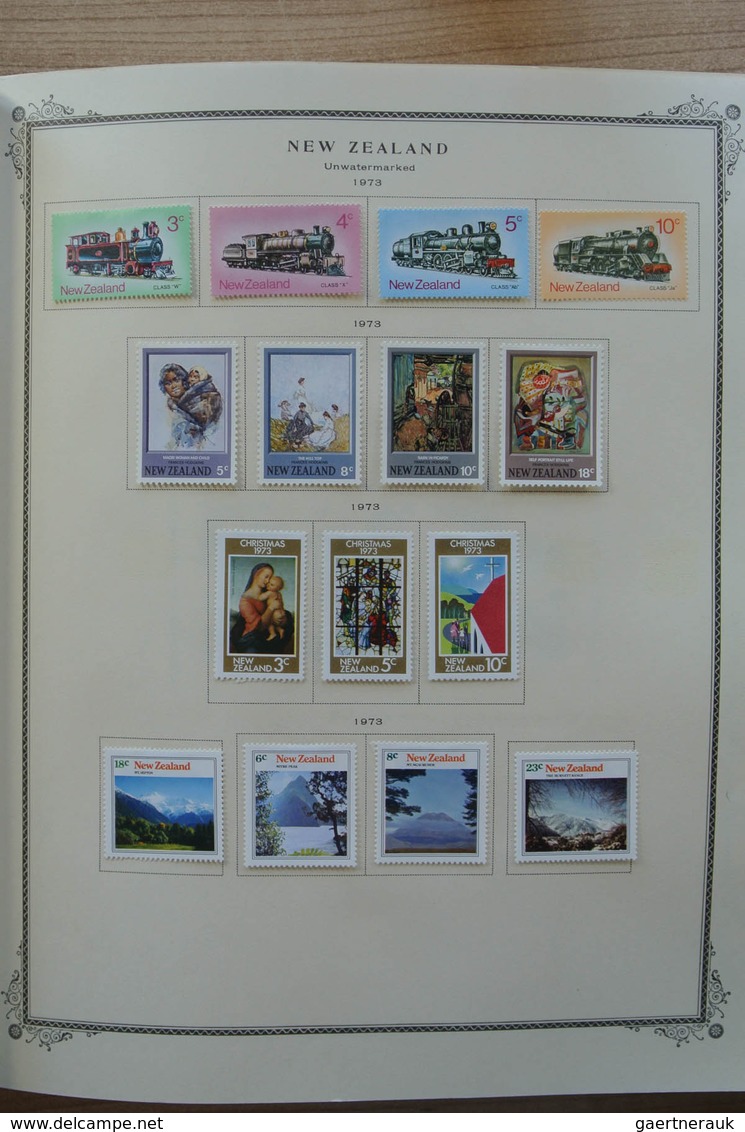 23713 Neuseeland: 1874-2002. Well filled, mostly MNH and mint hinged collection New Zealand 1874-2002 in 2