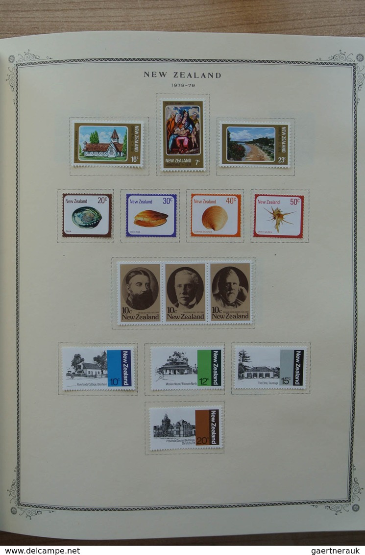 23713 Neuseeland: 1874-2002. Well filled, mostly MNH and mint hinged collection New Zealand 1874-2002 in 2