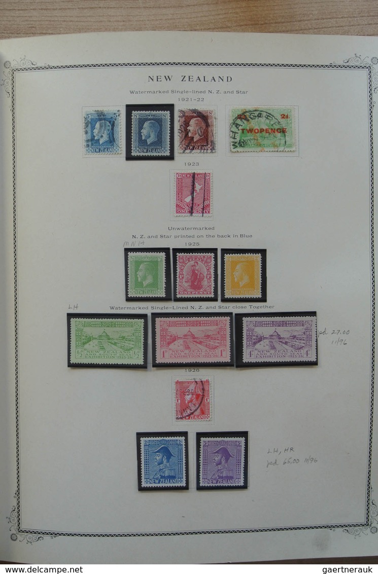 23713 Neuseeland: 1874-2002. Well filled, mostly MNH and mint hinged collection New Zealand 1874-2002 in 2