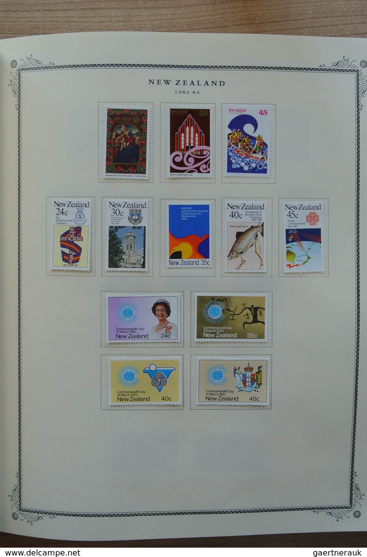 23713 Neuseeland: 1874-2002. Well filled, mostly MNH and mint hinged collection New Zealand 1874-2002 in 2