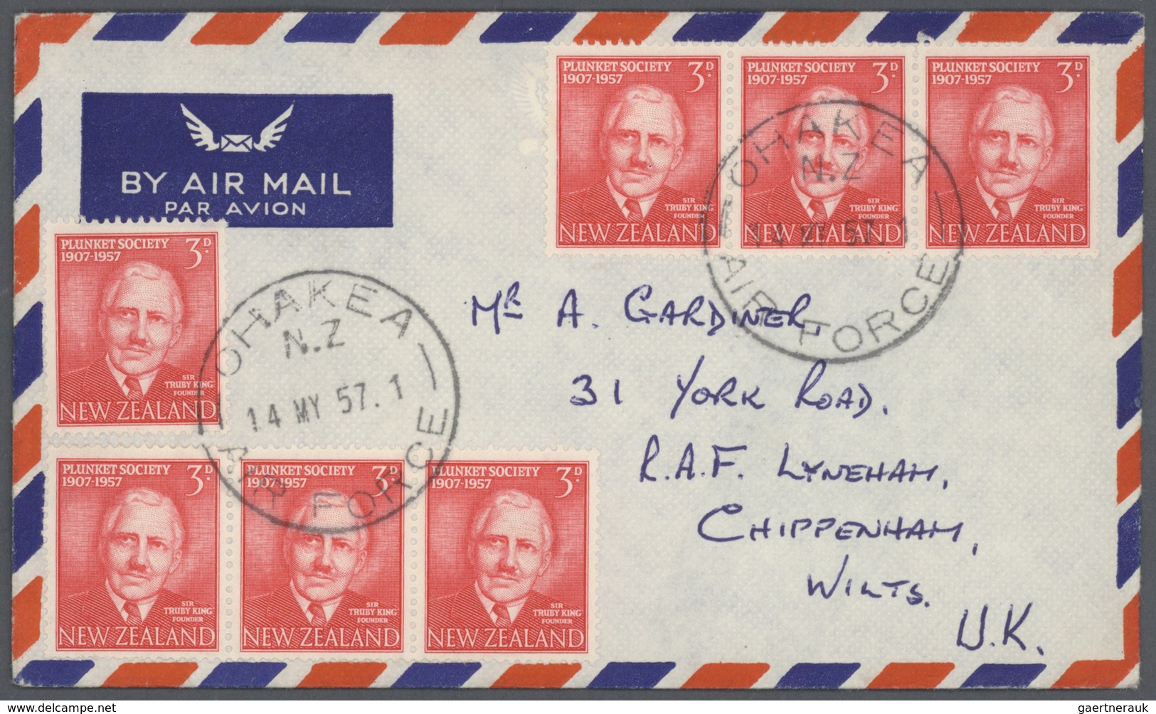 23715 Neuseeland: 1920/1995 (ca.), Accumulation Of Apprx. 480 Covers With Many Attractive Entires, F.d.c. - Neufs