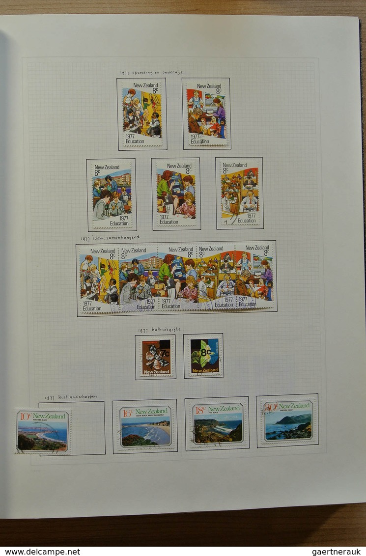 23717 Neuseeland: 1937-1993. Mostly used collection New Zealand 1937-1993 in blanc Davo album, including s