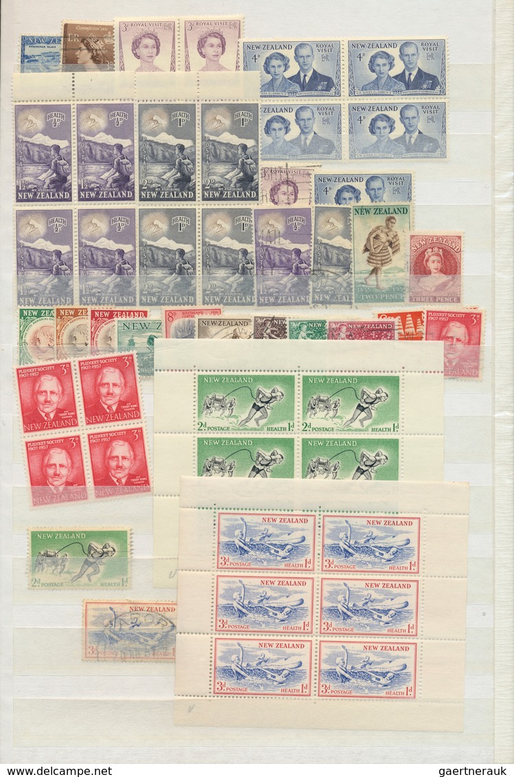 23718 Neuseeland: 1953/1985, Mint And Used Collection/accumulation On Stockpages, Well Sorted Throughout, - Unused Stamps