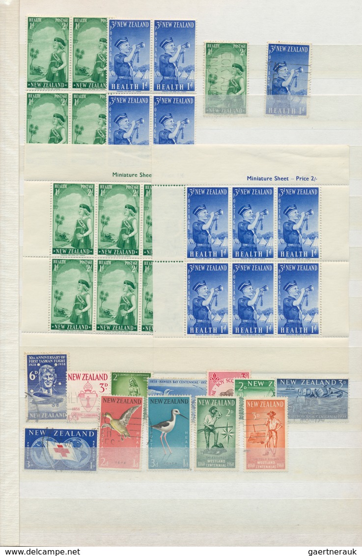 23718 Neuseeland: 1953/1985, Mint And Used Collection/accumulation On Stockpages, Well Sorted Throughout, - Neufs