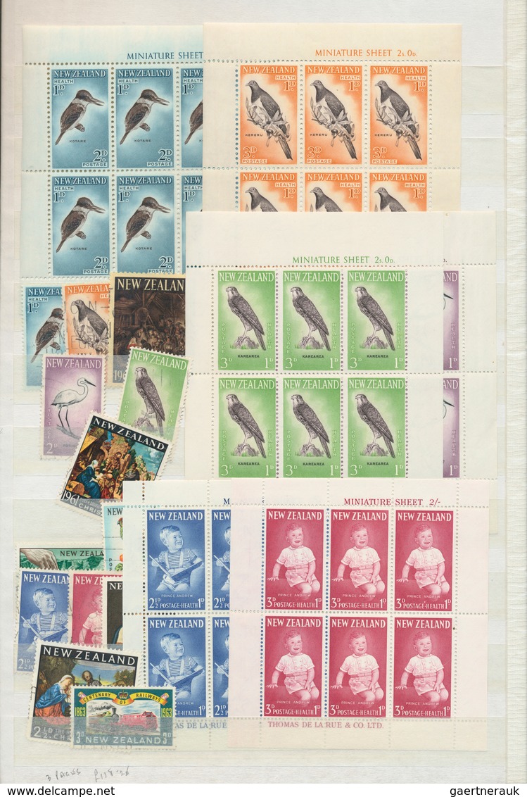 23718 Neuseeland: 1953/1985, Mint And Used Collection/accumulation On Stockpages, Well Sorted Throughout, - Unused Stamps