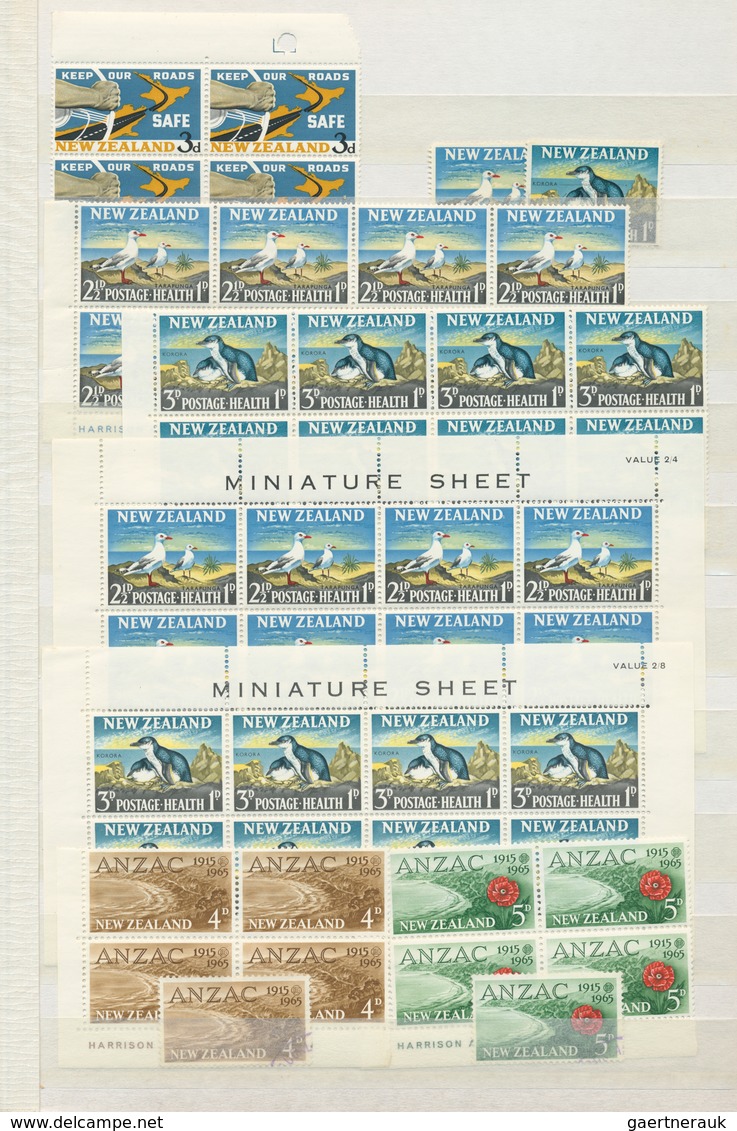 23718 Neuseeland: 1953/1985, Mint And Used Collection/accumulation On Stockpages, Well Sorted Throughout, - Neufs