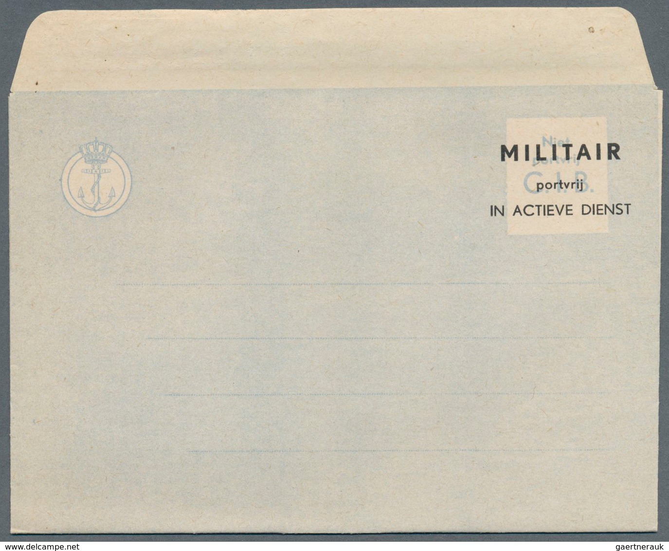 23740 Niederländisch-Indien: 1945/1958 (ca.), MILITARY MAIL: accumulation with about 135 unused and used M
