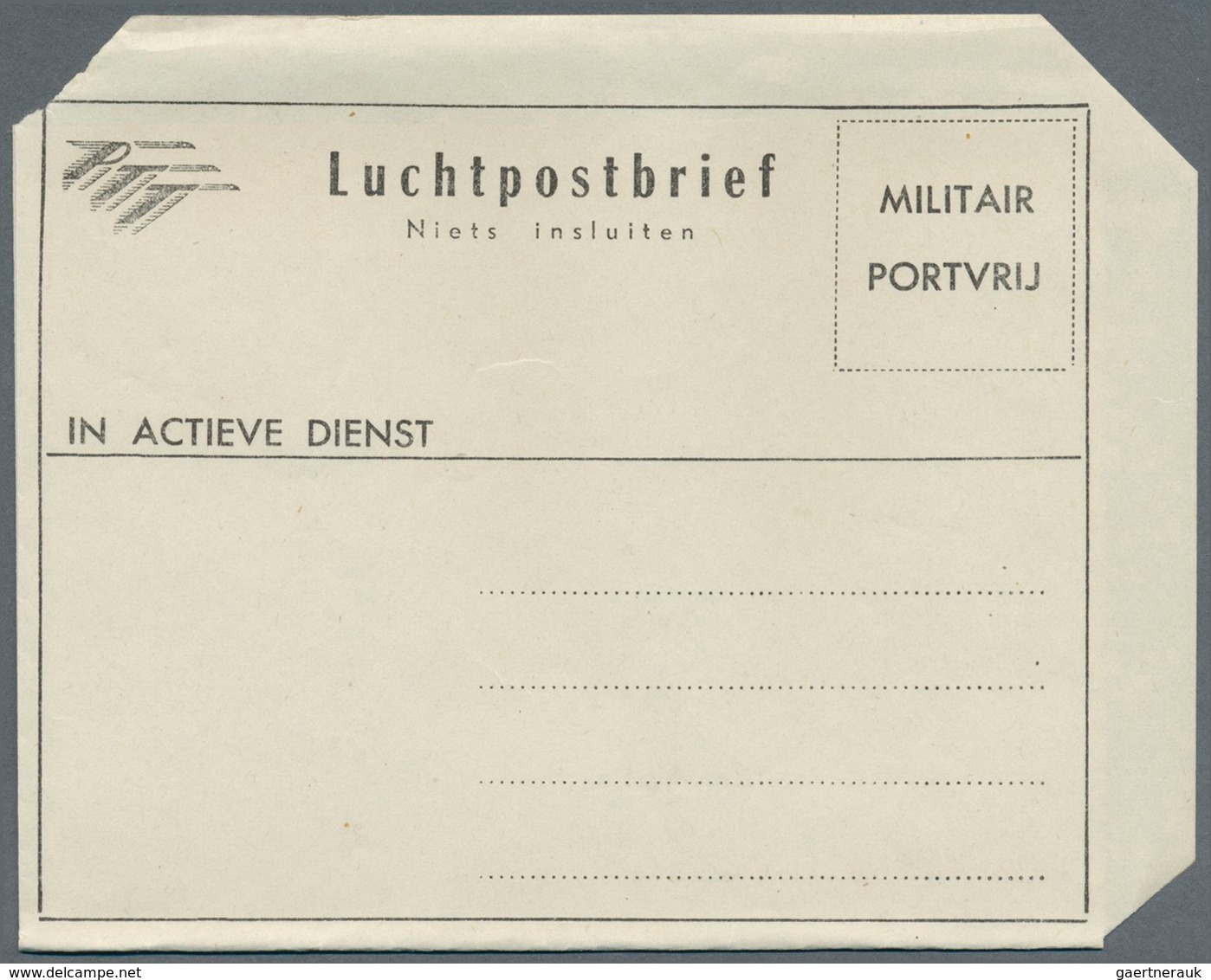 23740 Niederländisch-Indien: 1945/1958 (ca.), MILITARY MAIL: accumulation with about 135 unused and used M