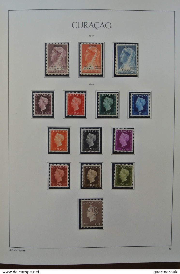 23744 Niederländische Antillen: 1889-2009. Very Well Filled, MNH, Mint Hinged And Used Collection Netherla - Curaçao, Antilles Neérlandaises, Aruba