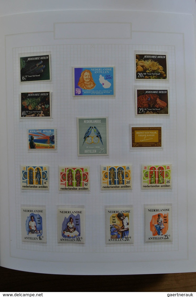 23746 Niederländische Antillen: Ca. 1950-2008. Mostly MNH, Very Well Filled Collection Netherlands Antille - Curaçao, Antilles Neérlandaises, Aruba