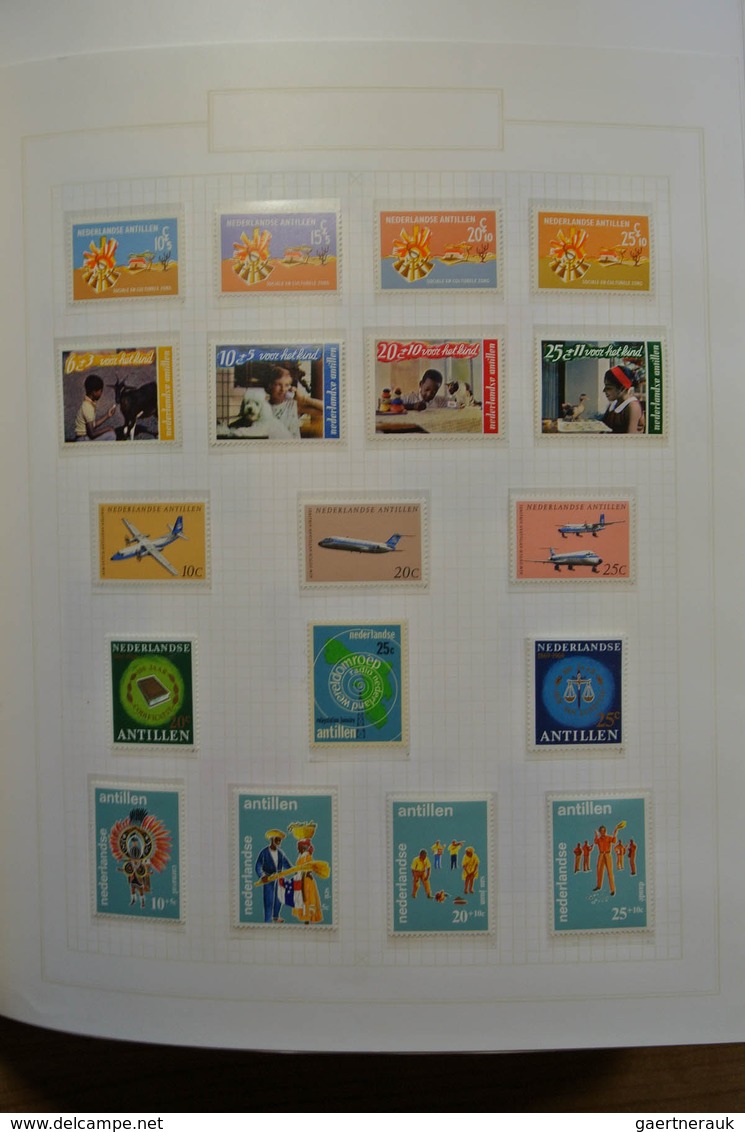 23746 Niederländische Antillen: Ca. 1950-2008. Mostly MNH, Very Well Filled Collection Netherlands Antille - Curaçao, Antilles Neérlandaises, Aruba