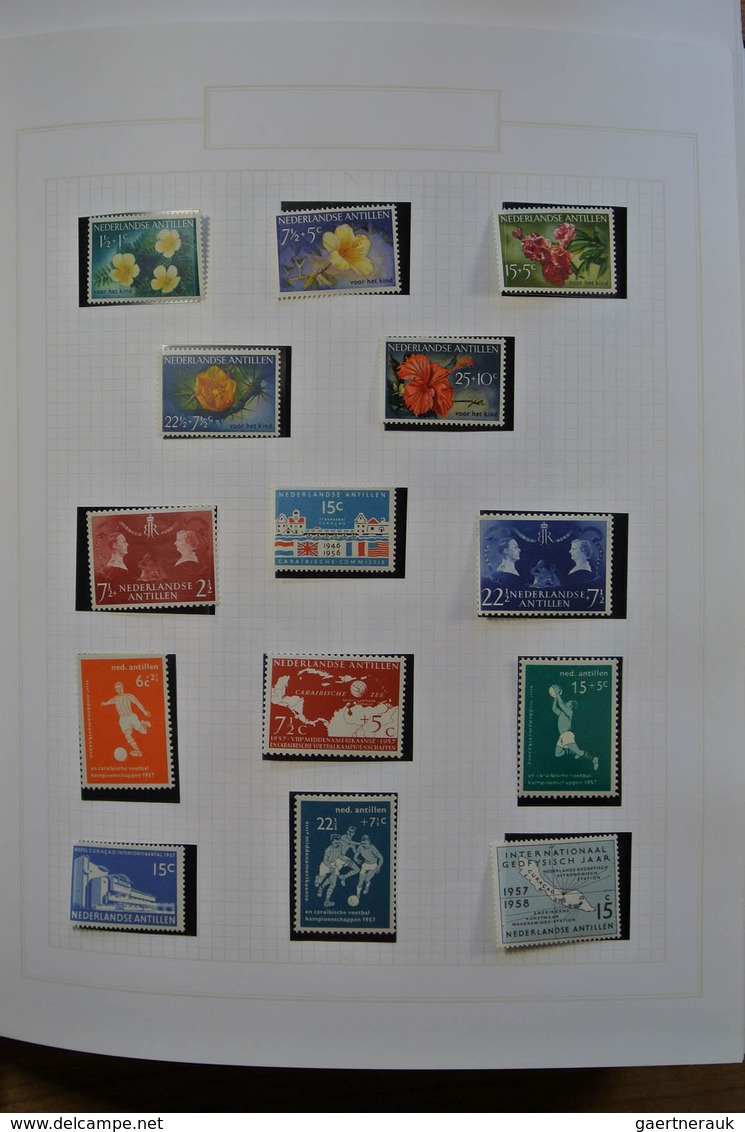 23746 Niederländische Antillen: ca. 1950-2008. Mostly MNH, very well filled collection Netherlands Antille