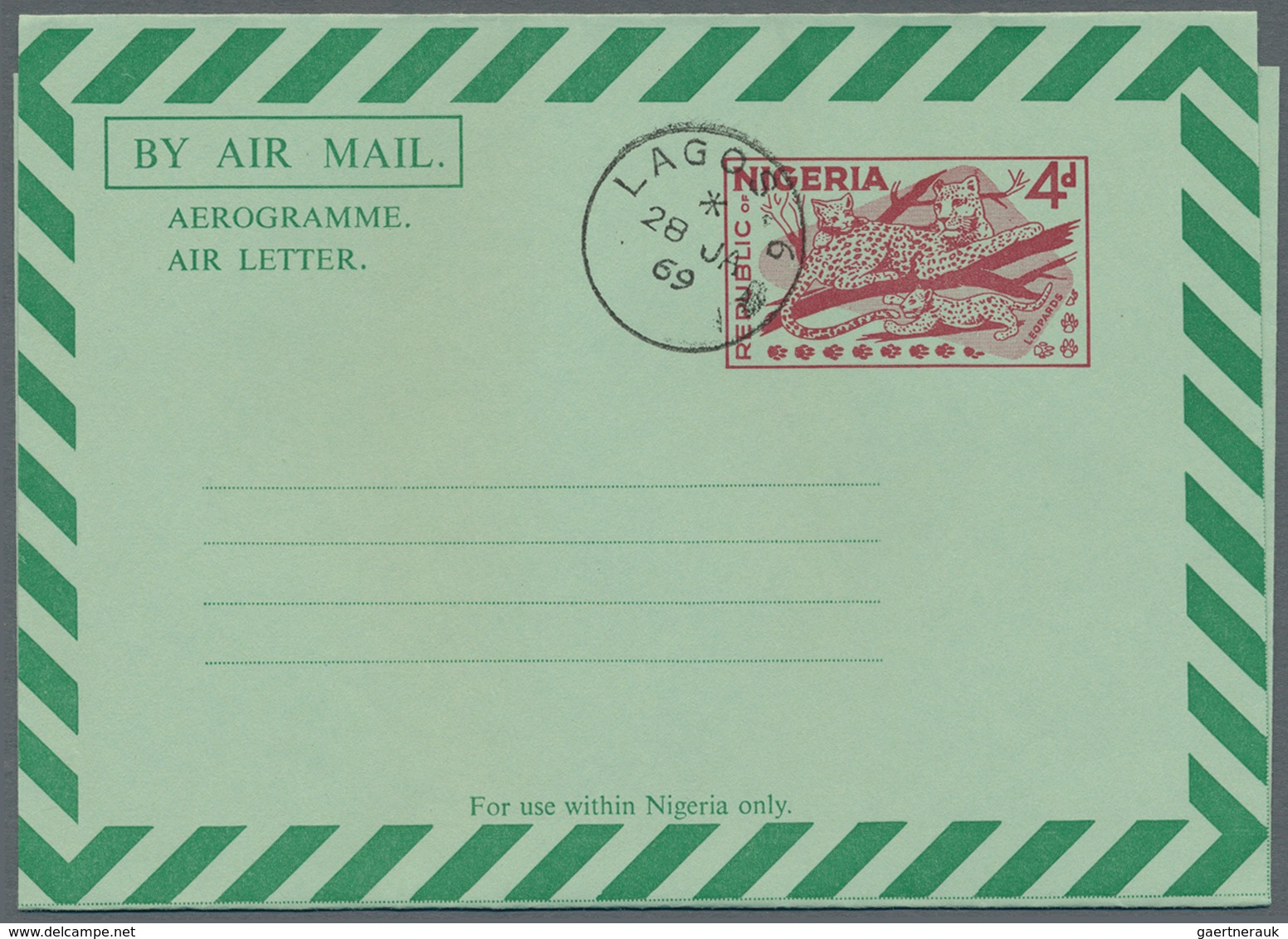 23749 Nigeria: 1956/1973 (ca.), AEROGRAMMES: Accumulation With Approx. 750 Unused And Used/CTO Airletters - Nigeria (...-1960)