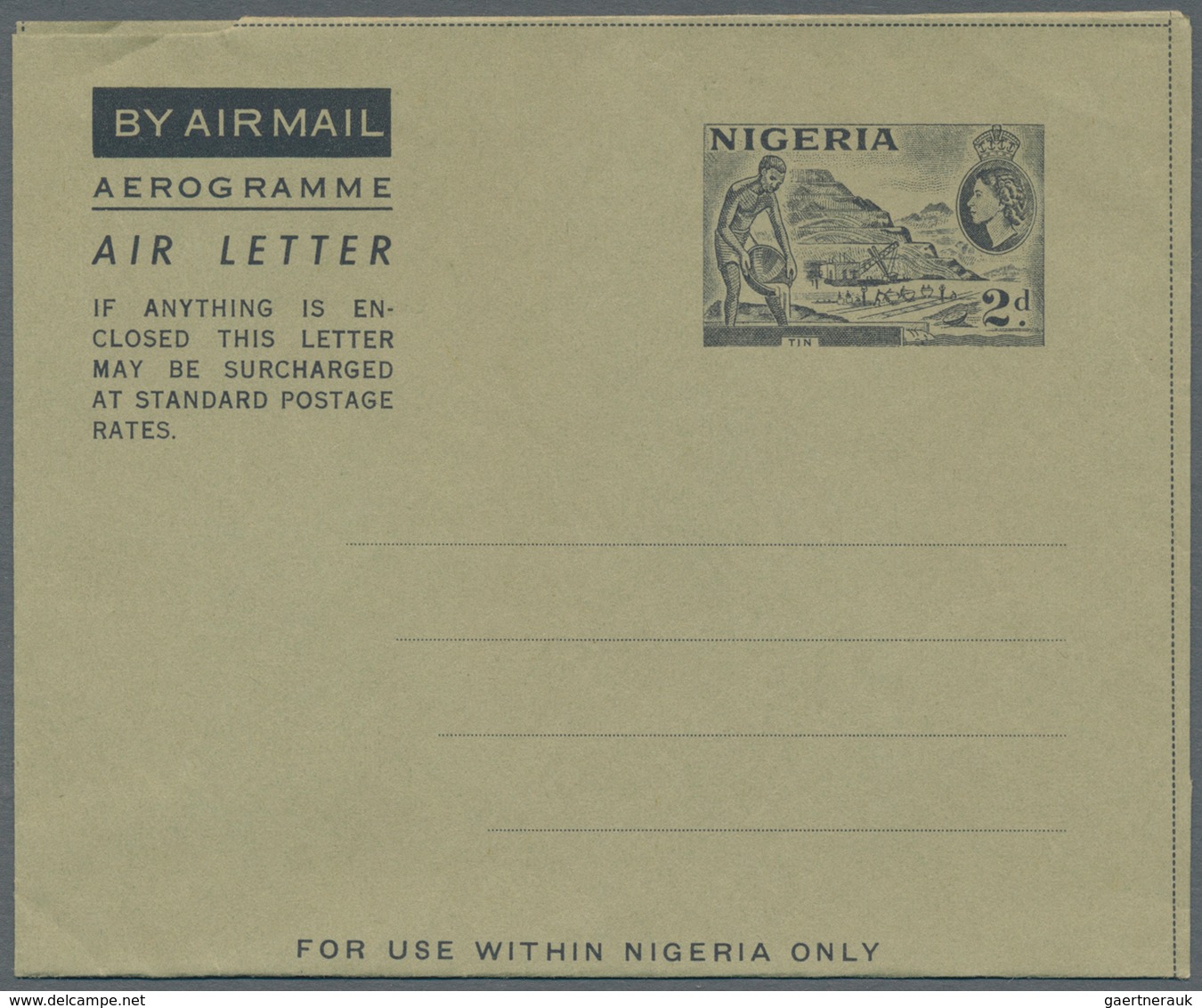 23749 Nigeria: 1956/1973 (ca.), AEROGRAMMES: Accumulation With Approx. 750 Unused And Used/CTO Airletters - Nigeria (...-1960)