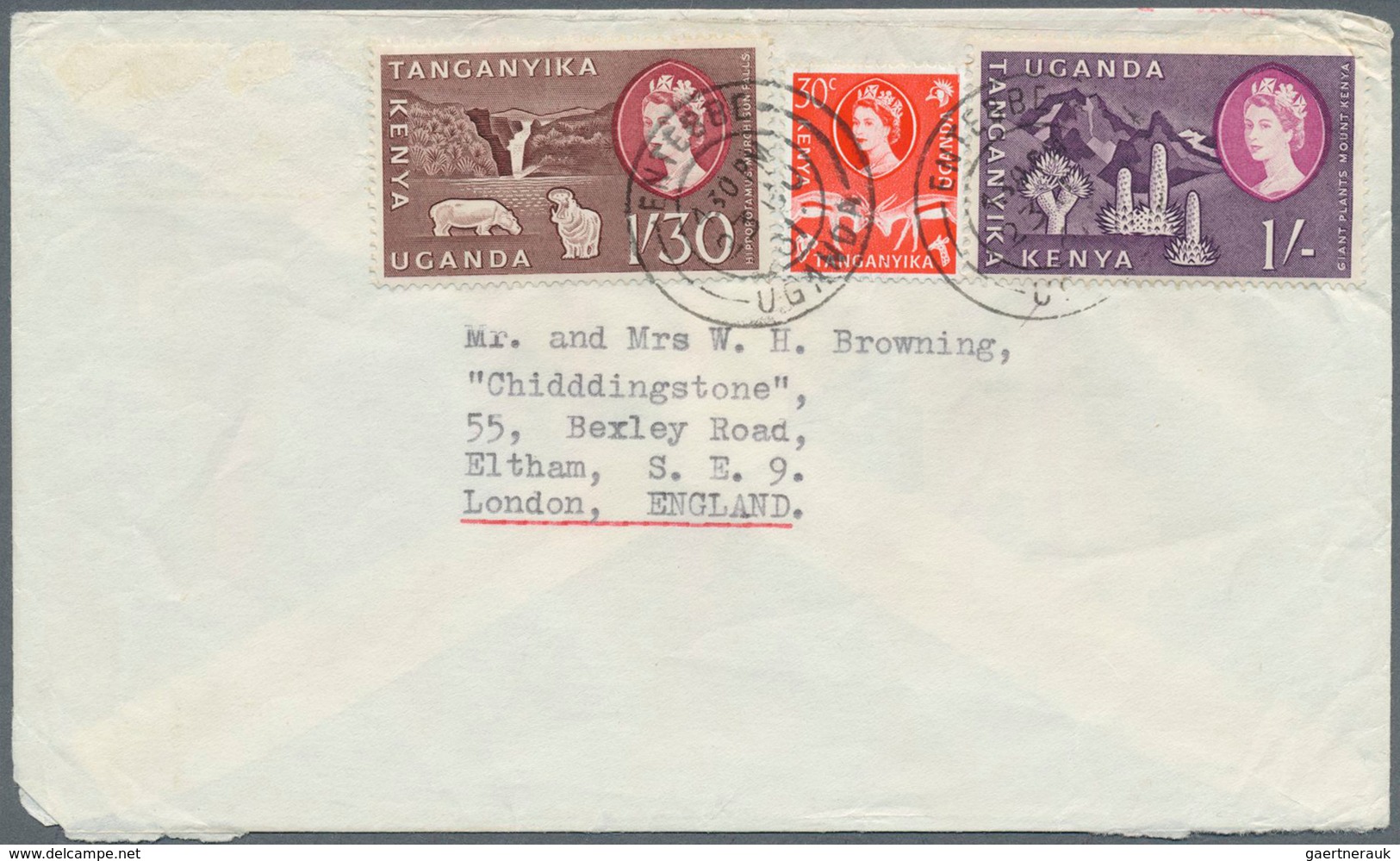 23784 Ostafrikanische Gemeinschaft: 1937/1972, KUT Chiefly 1960s, Accumulation Of Apprx. 140 Covers, Comme - British East Africa