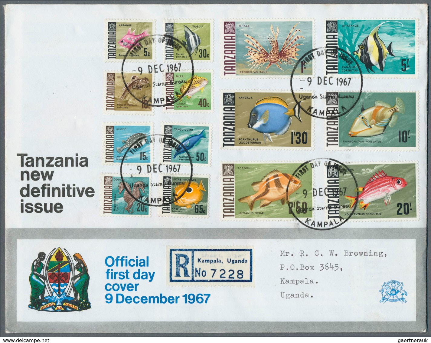 23784 Ostafrikanische Gemeinschaft: 1937/1972, KUT Chiefly 1960s, Accumulation Of Apprx. 140 Covers, Comme - British East Africa