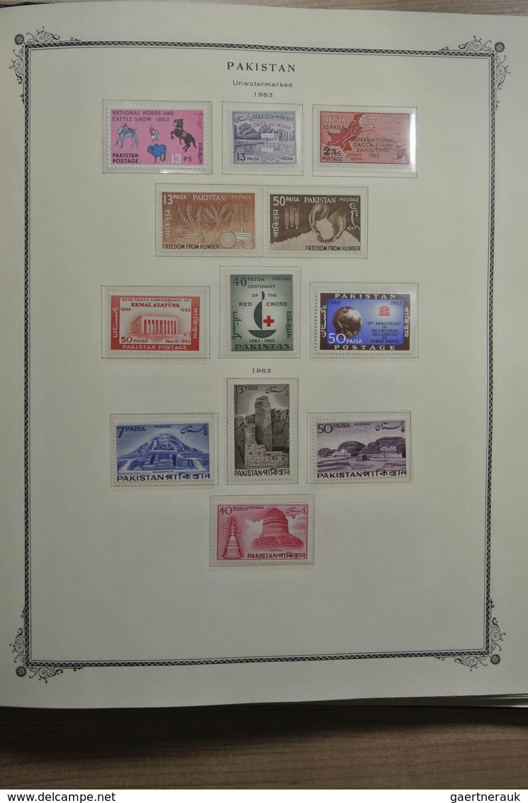 23787 Pakistan: 1947-1973. Overcomplete, MNH, mint hinged and used collection Pakistan 1947-1973 in Scott