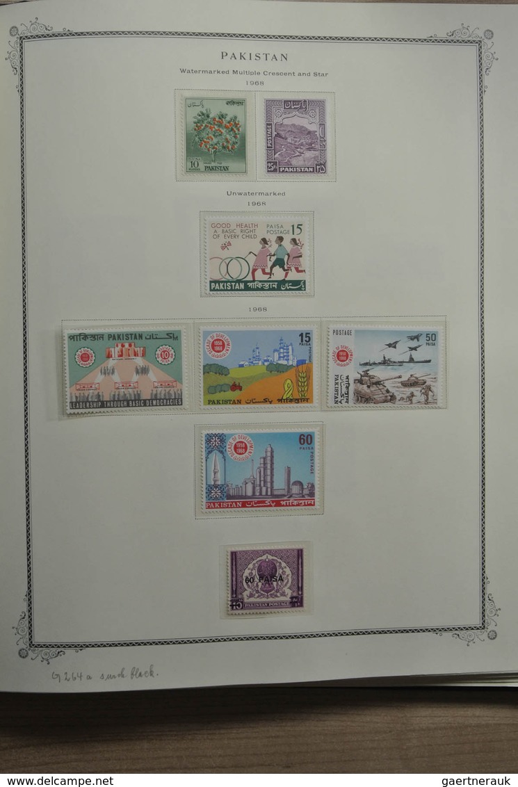 23787 Pakistan: 1947-1973. Overcomplete, MNH, mint hinged and used collection Pakistan 1947-1973 in Scott