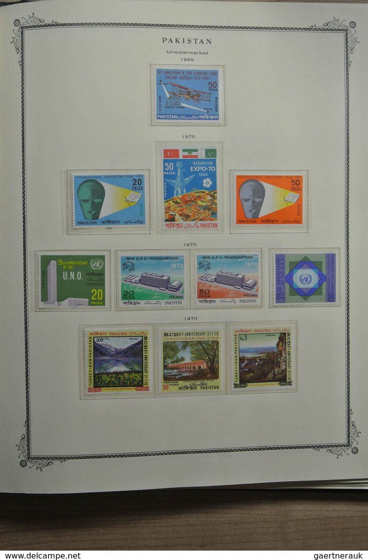 23787 Pakistan: 1947-1973. Overcomplete, MNH, mint hinged and used collection Pakistan 1947-1973 in Scott