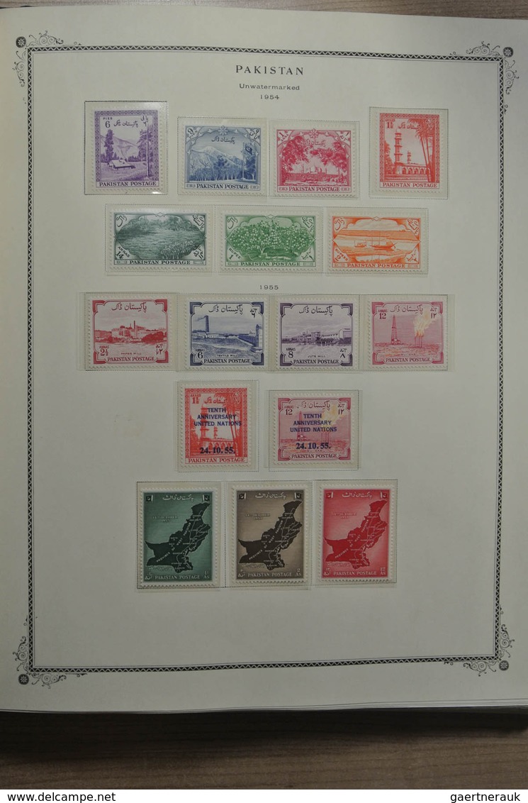 23787 Pakistan: 1947-1973. Overcomplete, MNH, mint hinged and used collection Pakistan 1947-1973 in Scott