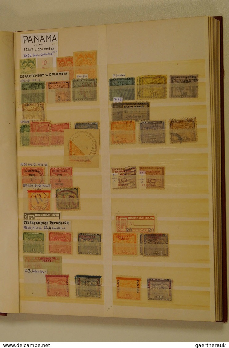 23806 Panama: 1878/1970: Used And Mint Hinged Collection Panama 1878-1970 In Stockbook. Collection Contain - Panama