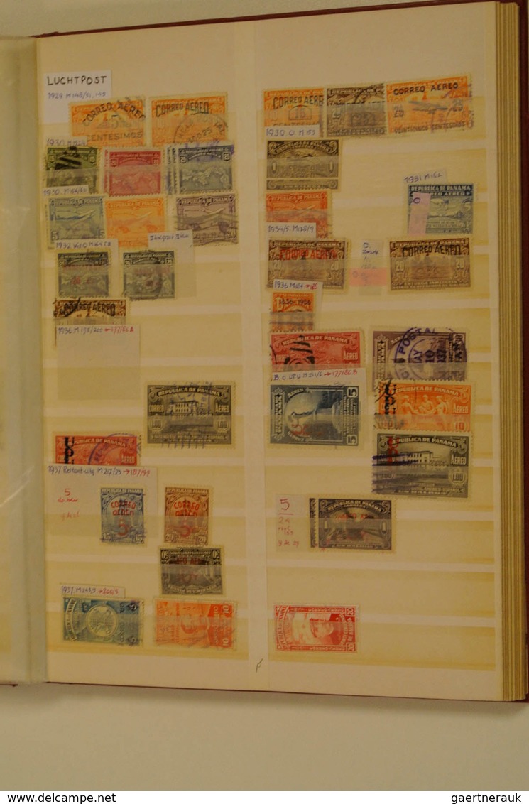 23806 Panama: 1878/1970: Used And Mint Hinged Collection Panama 1878-1970 In Stockbook. Collection Contain - Panama