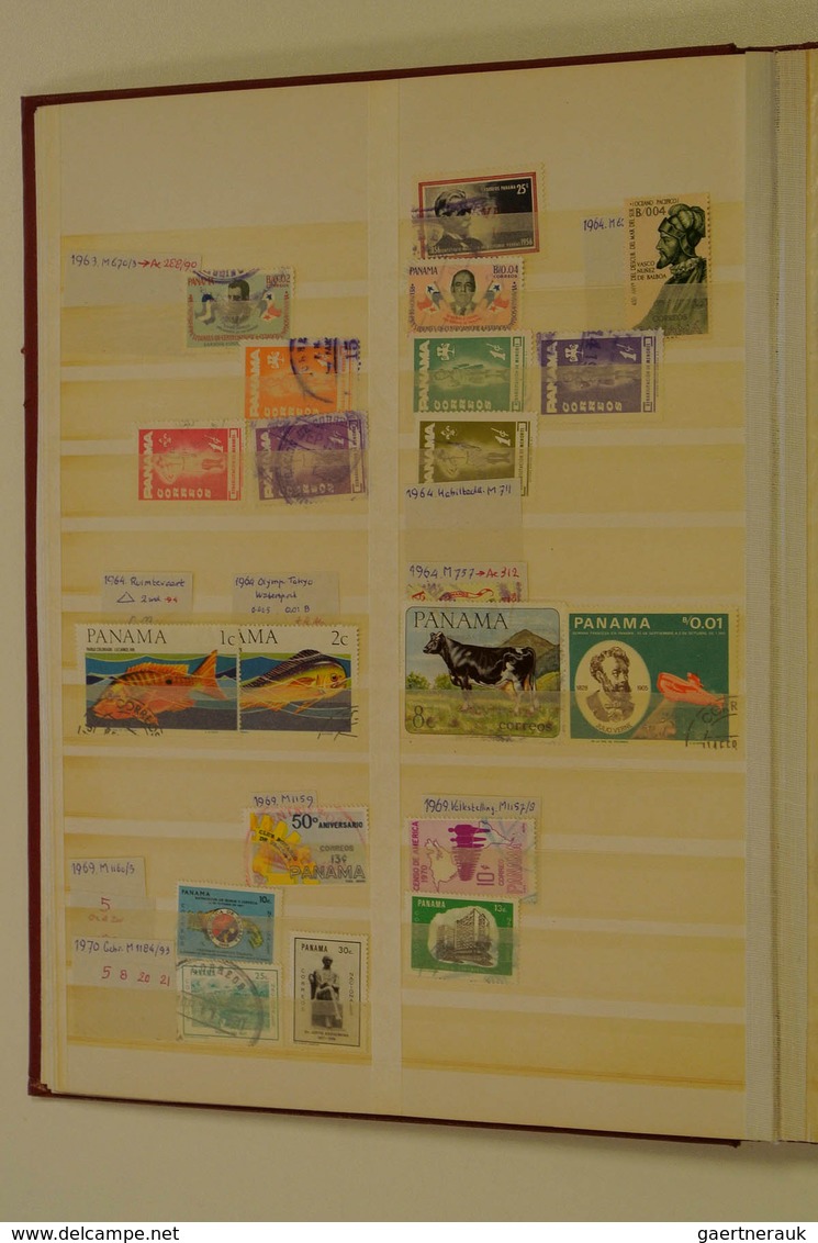 23806 Panama: 1878/1970: Used and mint hinged collection Panama 1878-1970 in stockbook. Collection contain
