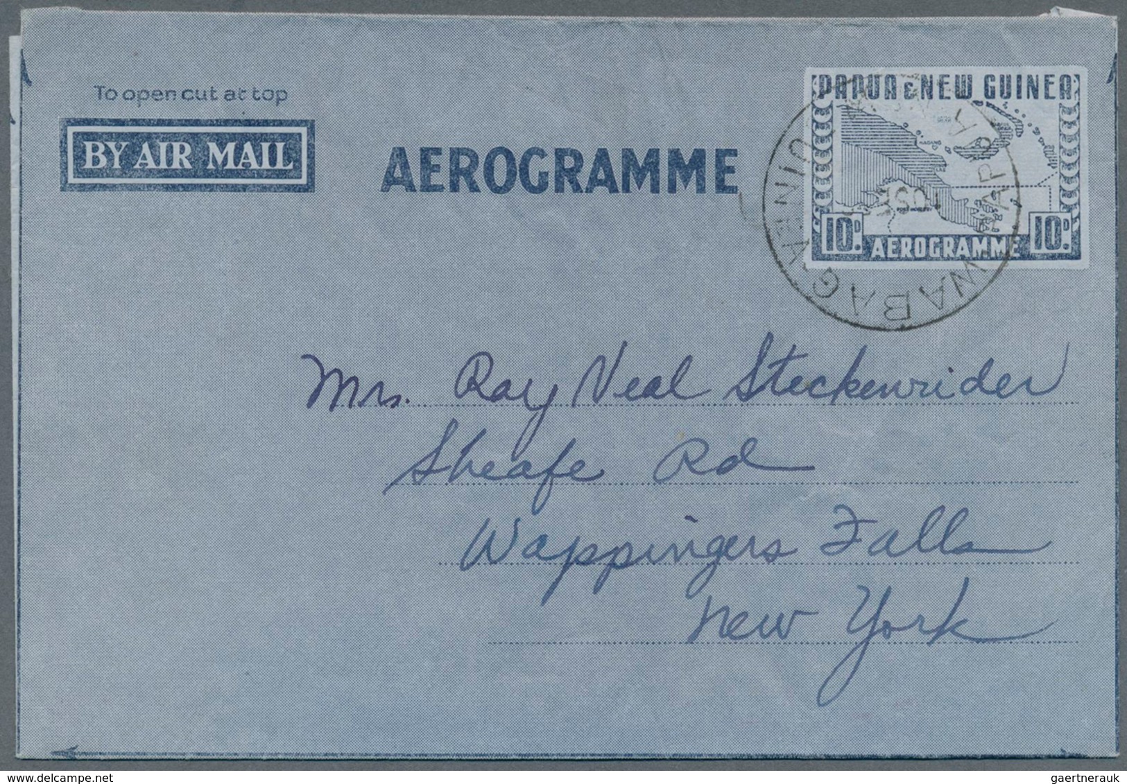 23813 Papua Neuguinea: 1953/1995 (ca.), AEROGRAMMES: Accumulation With About 250 Unused And Used/CTO Airle - Papouasie-Nouvelle-Guinée