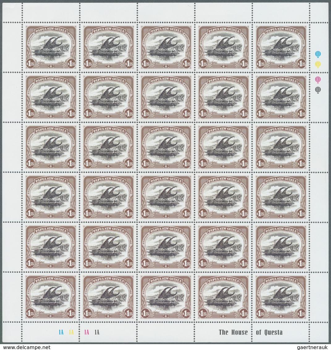 23818 Papua Neuguinea: 1999/2007, Marvelous Stock Of Never Hinged Sheets, Many In Original Packets Of 500, - Papua-Neuguinea